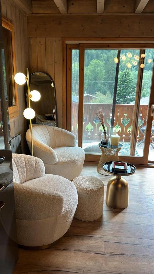 Chalet Luxueux Châtel Buitenkant foto