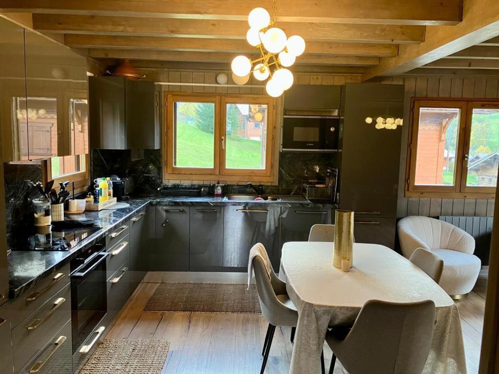 Chalet Luxueux Châtel Buitenkant foto
