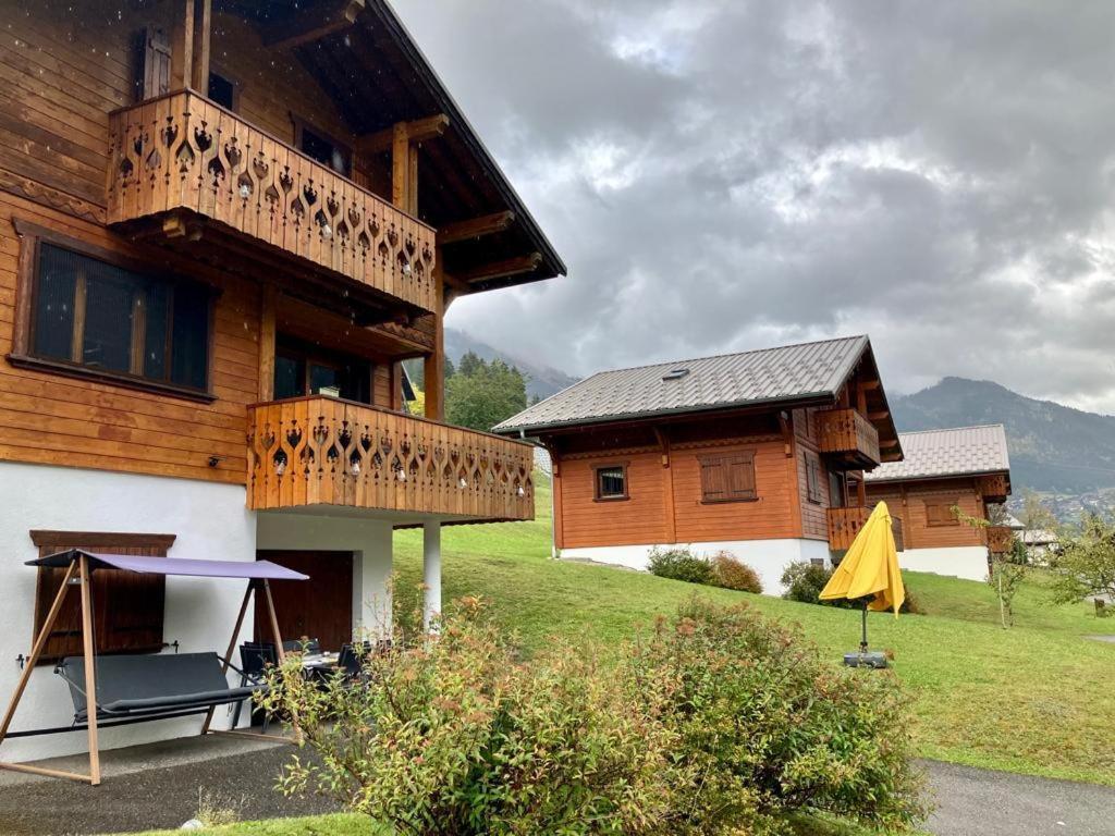 Chalet Luxueux Châtel Buitenkant foto